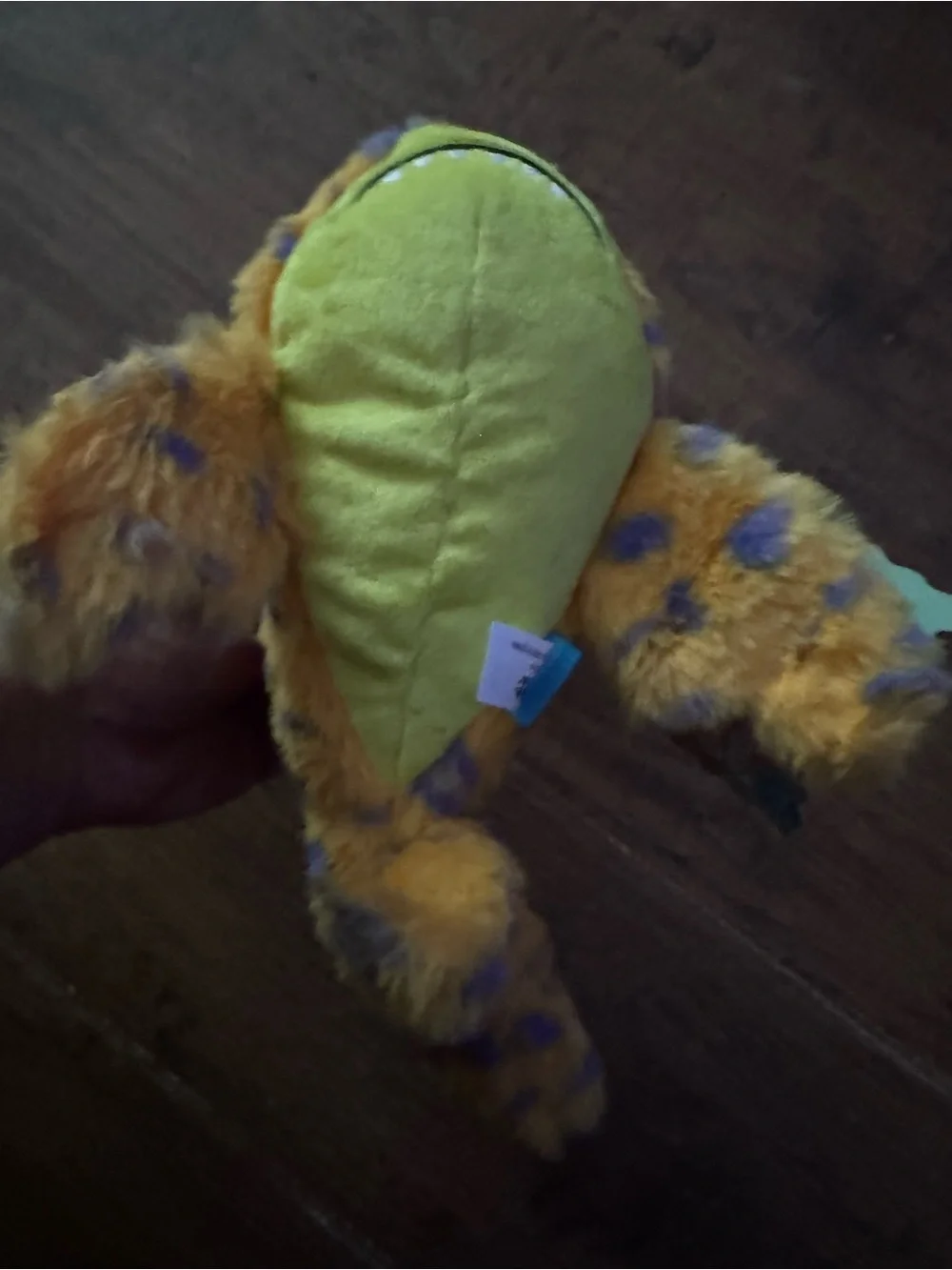 Bark Box M-L Dog Toy NEW Leopold Leopard Shark crinkle & squeak Shark Dog toy